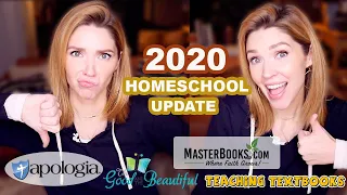 Homeschool Curriculum 2020 End Of Year Update The Good + The Beautiful, Apologia,Masterbooks+More!