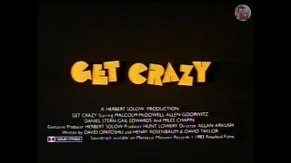 Get Crazy (1983) - VHS Trailer [Roadshow Home Video]