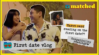 Date vlog: Brenda & Aaron got their tarot cards read for the first time | [Matched]