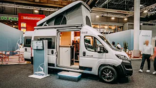 WESTFALIA COLUMBUS 540D 2024 REVIEW!  Caravan Salon Düsseldorf 2023 COMFY SEATS WITH POP-UP ROOF