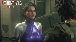 Resident Evil 3 Remake🔥🔥Jill Latex Bodysuit🔥🔥 Gameplay PC Mod