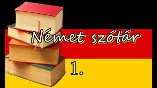 Német szótár 1