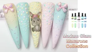 Spring / Easter Nail Art | Madam Glam Macarons Collection | Nail Sugar | Elaine.J Nail Artist