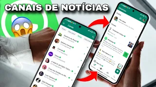 Bomba 💣 - WhatsApp Lança Canais de Noticiais e Entretenimento na última atualização Beta