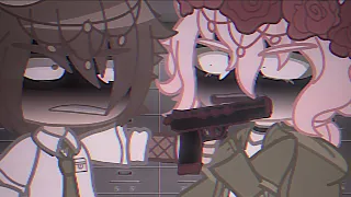 “SHOOT ME IN THE F^CKING FACE”||gacha club||danganronpa||Nagito snaps||Hajime/Nagito angst?||‼️TW‼️|