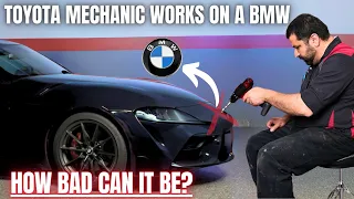 Toyota Mechanic Works on a BMW. How Hard Can It Be?