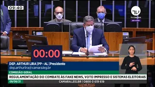 Comissão Geral - Lira defende o debate sobre o voto impresso no Brasil - 09/06/21