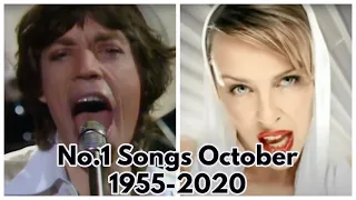 The No.1 Song Worldwide in October of Each Year 1955-2020