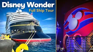 Disney Wonder Cruise Ship Full Tour & Review 2024 (Top Cruise Tips & Best Spots Revealed!)