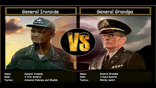 General Ironside VS General Grandpa - Shockwave Chaos Mod - Challenge - C&C Generals