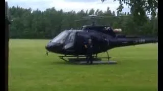 Helicopter takeoff!