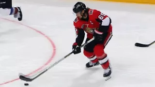 Erik Karlsson steals, feeds Mark Stone for tying goal