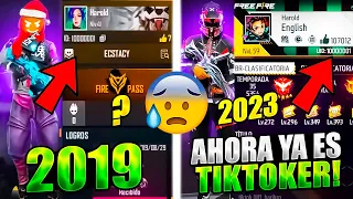 BUSQUE las PRIMERAS CUENTAS CHETADAS de TODO FREE FIRE😱 TIENE SKIN EXCLUSIVO NUNCA VISTO!!