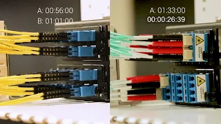 MDC vs LC Insertion and Removal Time Study