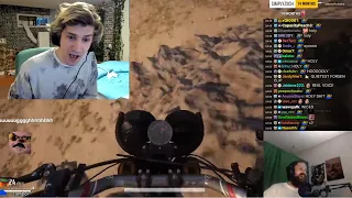 xQc reacts to forsen epic driving skills in pubg