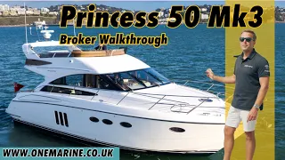 Princess 50 Mk3 Walkthrough | For Sale at £439,000