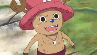 One Piece - Cute Chopper and whistle scene