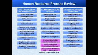 Risk Based Internal Audit of Human Resource Process -Key Focus Areas for Internal Auditors - Part IV