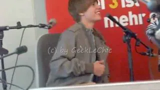 Justin Bieber at Hr3 - Meet & Greet moments