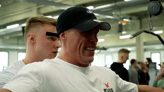 EVLS GYM TOUR 2023 - Patrik Herczik and his chest day with Jakub Kolinek