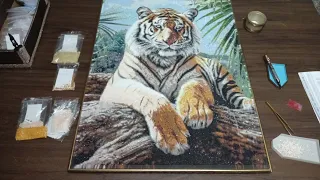 Исправление Картины Тигр на подрамнике 50×70