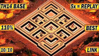 Only 1 Star Th14 WAR Base + * PROOF * With Link👌Unbeatable Th14 Base Link | Anti 1 Star Base TH14