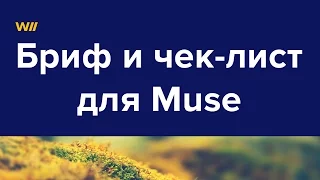 Уроки Adobe Muse: бриф и чек-лист для сайтов