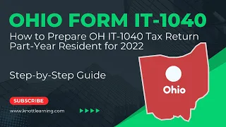 How to File Ohio Form 1040 Income Tax Return for a Part-Year Resident