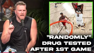 Pat McAfee Reacts To Bol Bol Getting Drug Tested After His First Game