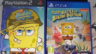 Spongebob Squarepants Battle for Bikini Bottom Rehydrated PS4 Standard Edition Unboxing