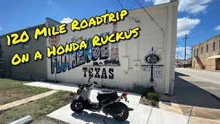 Honda Ruckus Roadtrip to Salado