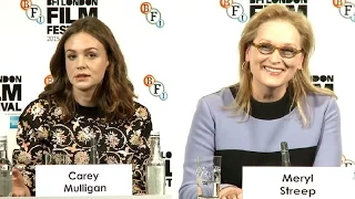 Suffragette Press Conference  - Meryl Streep & Carey Mulligan