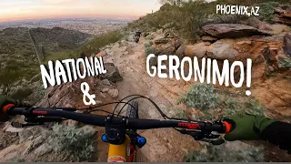 Return to South Mountain! Shuttle Ride Down National and Geronimo// Phoenix, AZ Mountain Biking