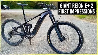 Adjusting to an E-Bike - Giant Reign E+ 2 First Impressions