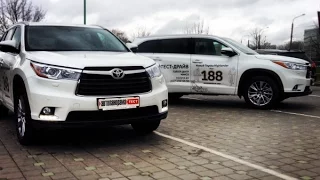 Тест драйв Toyota Highlander 3.5 V6 или 2.7 бензин сравнение обзор Хайлендер 2014-2017 отзывы