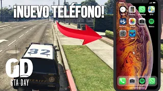 NUEVO TELÉFONO IPHONE EN GTA DAY | MOSTRANDO EL NUEVO TELÉFONO DE GTA DAY | NOVEDADES DEL SERVIDOR |