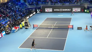 Beautiful forehand of Sebastian Korda at the Next Gen Atp Finals.