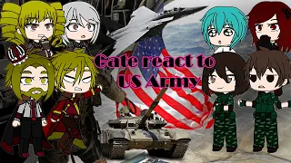 Gate react to US Army