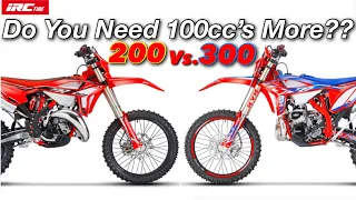 Do you Need 100cc's More? Beta 200 vs 300, All Discipline Test!