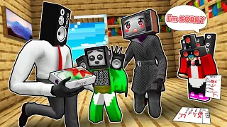 MIKEY'S favorite BABY? TV WOMAN gave a NEW IPHONE 15! JJ and Mikey Family in Minecraft - Maizen