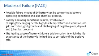 Battery Failure Modes