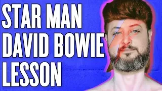 David Bowie Starman Guitar Lesson + Tutorial