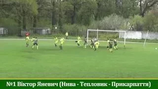 Кращі голи футбольного клубу "Нива" Тернопіль у першій частині сезону 2016