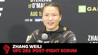 Zhang Weili UFC 292 Post Fight Interview