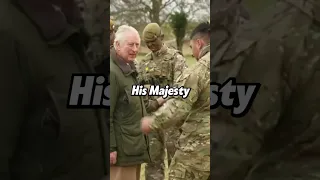 His Majesty's The King visited the Ukrainian military recruits, training in Wiltshire