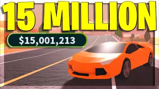 GETTING 15M WITH OG LAMBORGHINI! (Roblox Jailbreak - Grind to 20M Part 5)