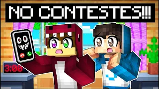 NO CONTESTE LA LLAMADA A LAS 3:00 A.M. 😨 MINECRAFT Maldito con SPARTA356