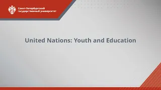 United Nations: Youth and Education