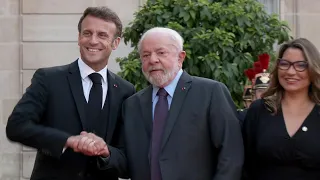 Macron hosts heads of state for a working dinner on the sidelines of Paris summit | AFP