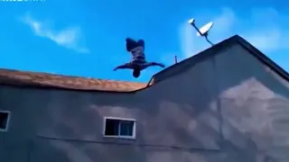 Crackhead Backflip Off 40-foot Roof